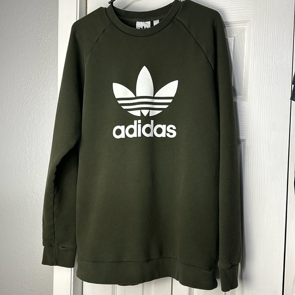 Adidas oversized sweatshirt mens size large